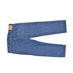 Levi's Men Jeans Size 42x30 Style 505 Regular Fit Blue 100% Cotton Non Stretch